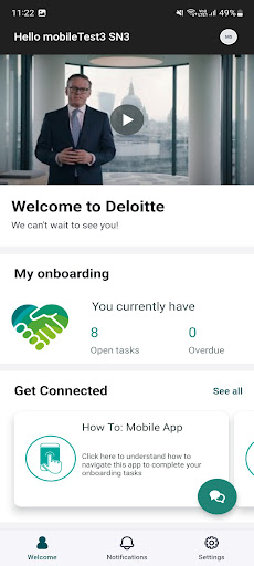 Android application Deloitte My Support app screenshort