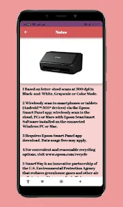 Epson ES-500WII printer guide