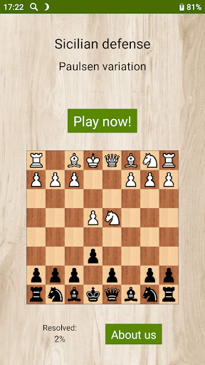Screenshot of Chess - Sicilian Defense