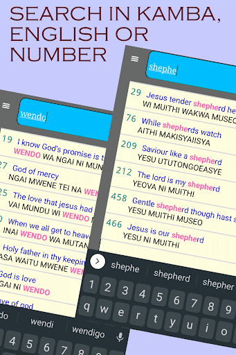 Mbathi sya kumutaia Ngai hymns Screen 2