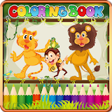 Kids Animal Color & Draw Fun icon