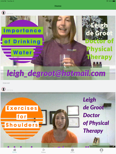 Android application Aging Well Workout App screenshort