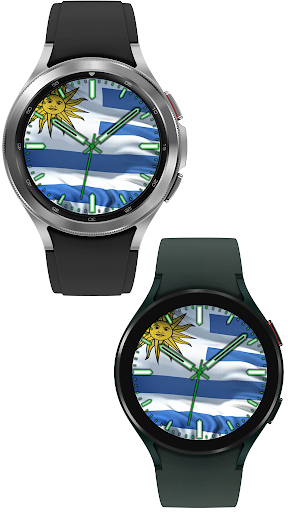 Uruguay Flag Watch Face Screen 2