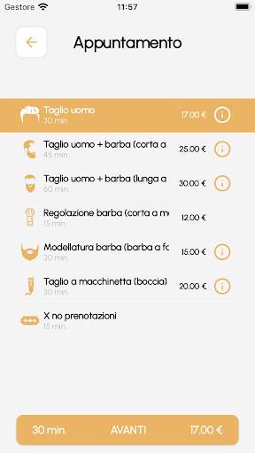 Ferretti Barber Shop Screen 3