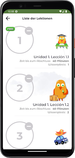 Spanisch für Kinder. Niveau 1 Screen 2