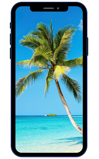 Android application Beach HD Wallpapers screenshort
