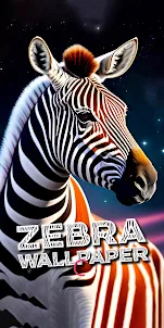 papel de parede zebra