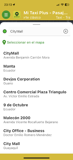 Mi Taxi Plus - Pasajero Screen 3