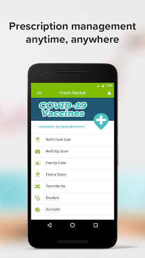 Android application Fresh Market Rx screenshort