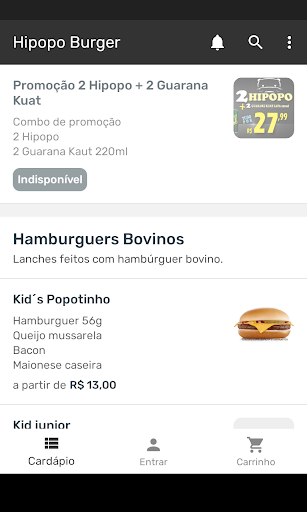 Hipopo Burger Screen 2