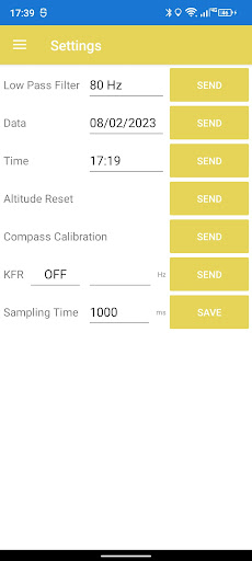 Narda LR01 Manager Screen 3