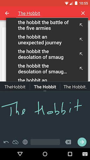 Google Handwriting Input