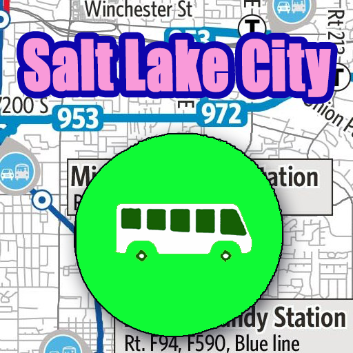 Salt Lake City Bus Map Offline logo