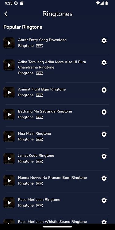 Animal Movie Ringtone - 1.0.5 - (Android)