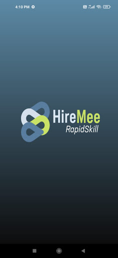 Android application HireMee RapidSkill screenshort
