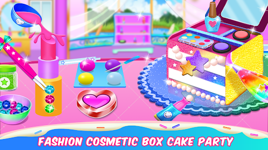 Fashion Doll Cake: Makeup kit