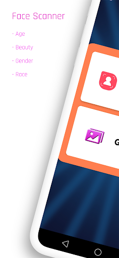 Android application Face Scanner - Age Recognition screenshort
