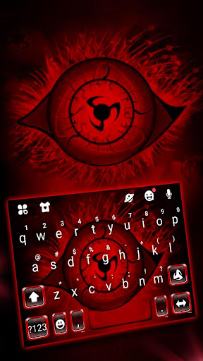 Android application Sharingan Power Keyboard Theme screenshort