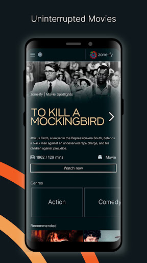 Android application zone·ify screenshort