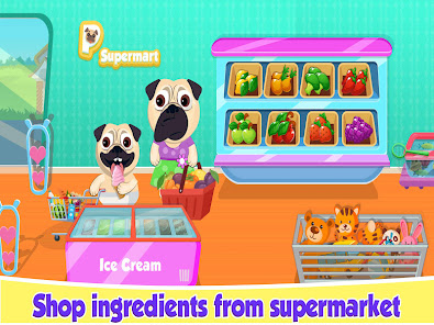 Captura de Pantalla 7 Supermercado Baby Pug: Tienda  android