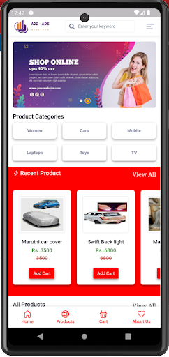 Android application Carti One screenshort