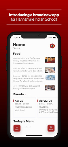 Android application Hannahville Indian School, MI screenshort