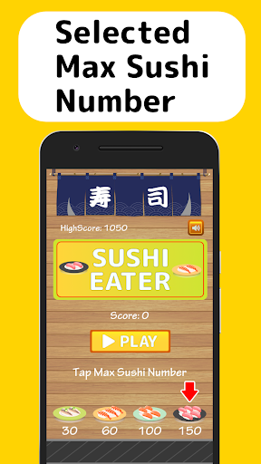 Sushi Eater - falling Sushi Screen 3
