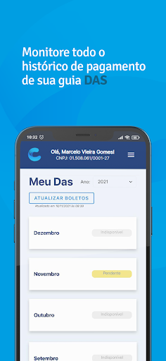 GerenciaMEI: abrir CNPJ, DAS Screen 3