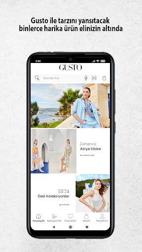 Android application Gusto screenshort