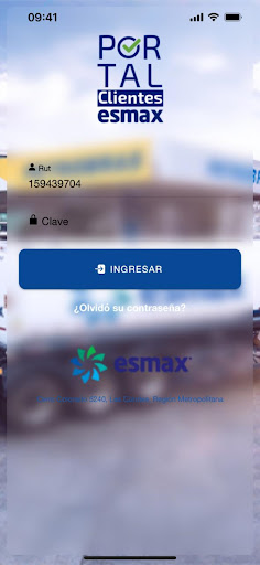 Android application Portal Clientes Esmax screenshort