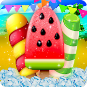 Yummy Watermelon Ice Candy - Slice & Cupcake Game