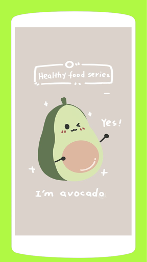 Cute Avocado Wallpaper HD 4K