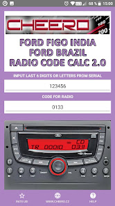 RADIO CODE for FORD FIGO INDIA 1.0.3 APK + Mod (Unlimited money) untuk android