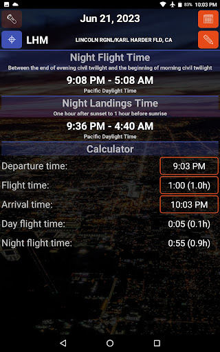 Night Flight Screen 3