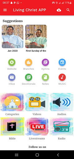 Android application Living Christ App screenshort