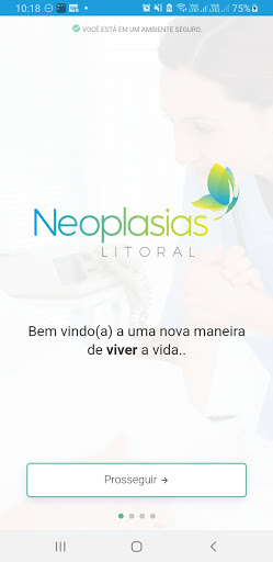 Android application Clínica Neoplasias Litoral screenshort