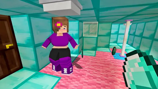 Jenny mod in Minecraft girl