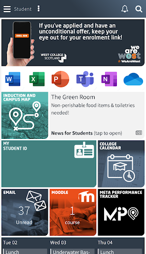 Android application MyWest screenshort