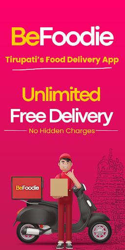 Android application BeFoodie Delivery Partner screenshort