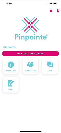 Android application Pinpointe screenshort