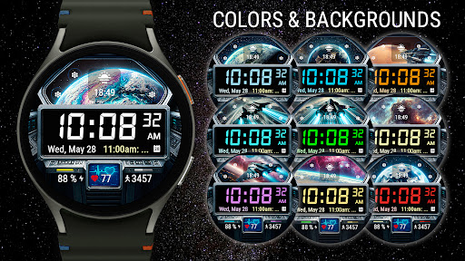 Space VF Watch Face screenshot 1