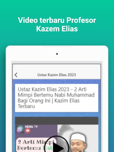 Ustaz Kazim Elias Screenshot