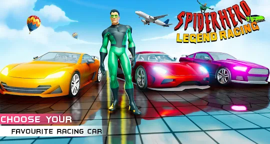 Spiderhero: Speed Race Games