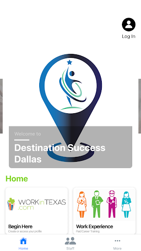 Android application Destination Success Dallas screenshort