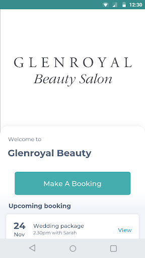 Android application Glenroyal Beauty screenshort