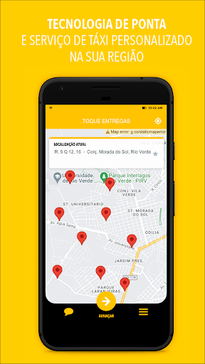 Android application Toque Entregas screenshort