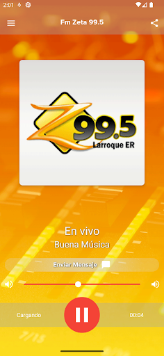 Android application Fm Zeta 99.5 screenshort