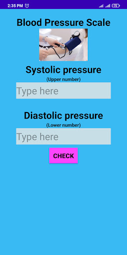 Android application BP Scale: Blood Pressure Scale screenshort