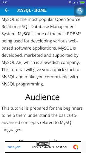 SQL Tutorials for Beginners Screen 3