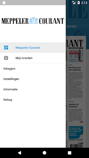 Meppeler Courant digitale kran Screen 2